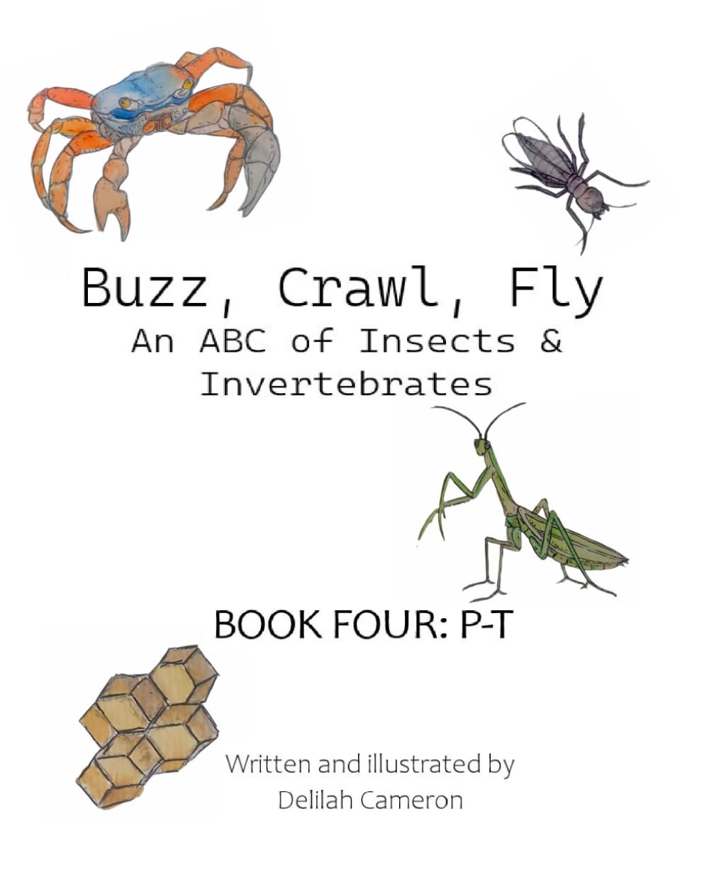 Buzz, Crawl, Fly - An ABC of Insects & Invertebrates: Book Four: P-T