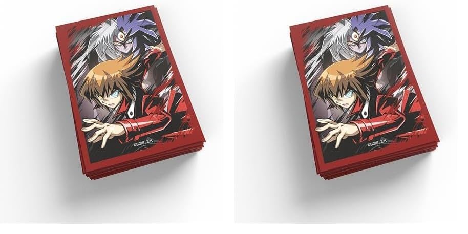 Yu-Gi-Oh! - 50 BUSTINE SMALL - JADEN & YUBEL ACCESSORIES (Confezione da 2)