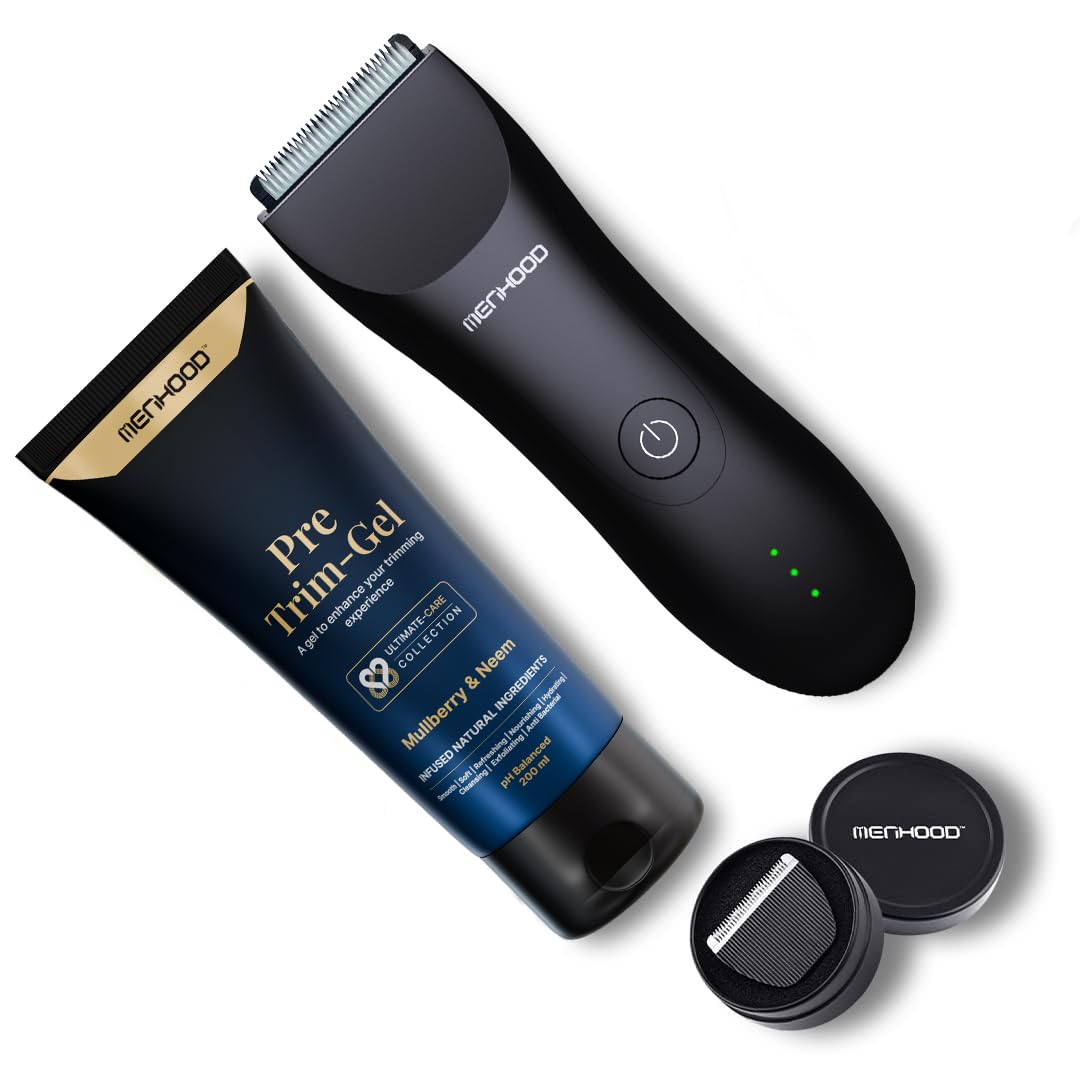 MENHOOD Maintenance Package 1.0-Includes Grooming Trimmer 1.0, Pre-Trim Gel And Replacement Blade 1.0, Grooming Kit For Men, Black (B0994RHHL1) Amazon Price History, Amazon Price Tracker