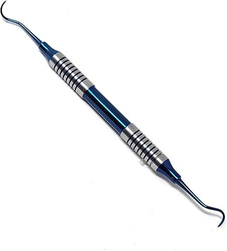 Miniatura 2 de Sondas dentales de doble extremo hechas de acero inoxidable para el cuidado de la higiene bucal, juego de herramientas profesionales, instrumentos