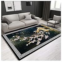 Tapis Moderne Tapis De Sol Tapis De Bureau Chambre Doux à Poils Courts Motif Géométrique Petite/Grande Taille Rugs Runner Floor Tapis Décoratif Pour Salon, Chambre, Canapé 654-1 120 * 160cm