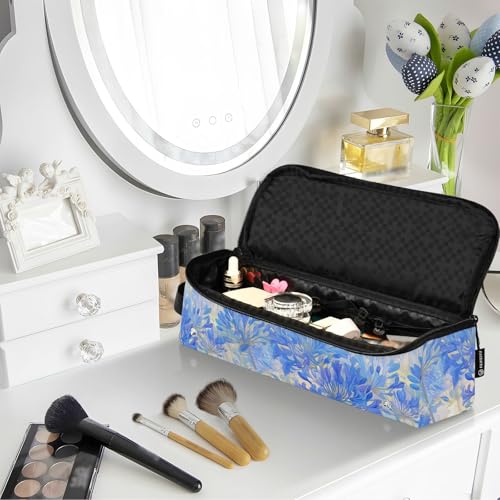 Bolsa de viaje para planchas de pelo Deep Blue Flowers miniatura 6