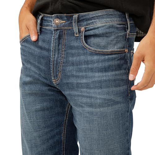 Silver Jeans Co. Men's Grayson Classic Fit Straight Leg Jeans, Dark Wash, 36W x 34L3