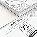 ARTEZA Adult Coloring Book, Portrait Illustrations, 72 Sheets, 6.4x6.4 Inches Coloring Pages, 100 lb Paper