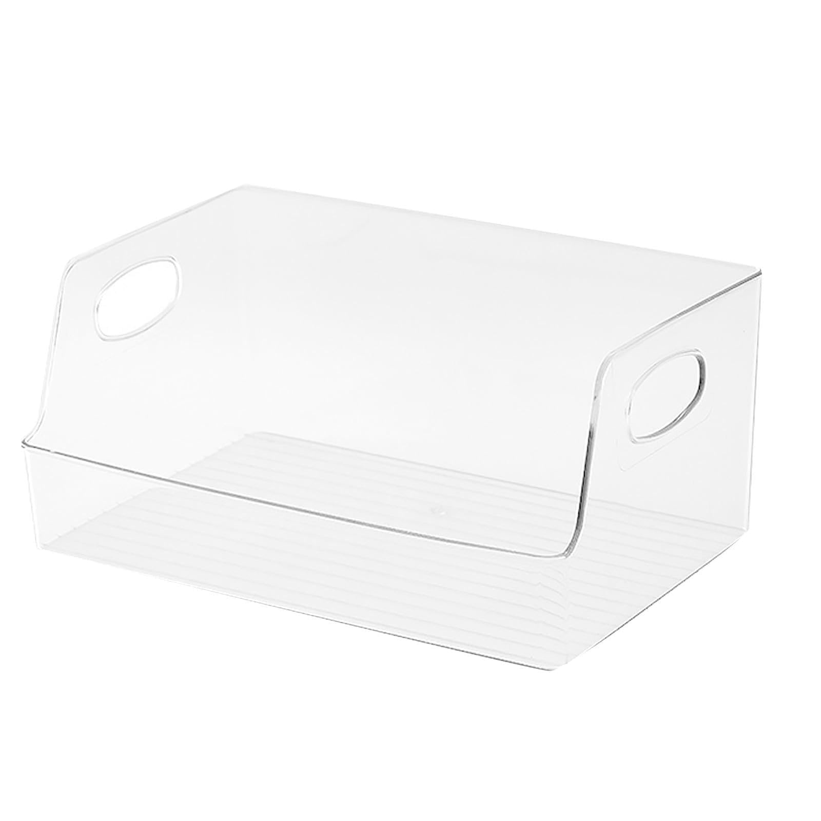 Bac de rangement en plastique avec poignée MAGICLULU pour l'organisation de livres