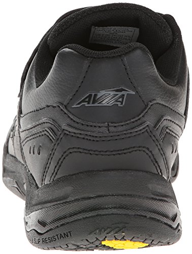 AVIA Sapato masculino Avi-Union Strap Service, Preto/cinza ferro, 9.5