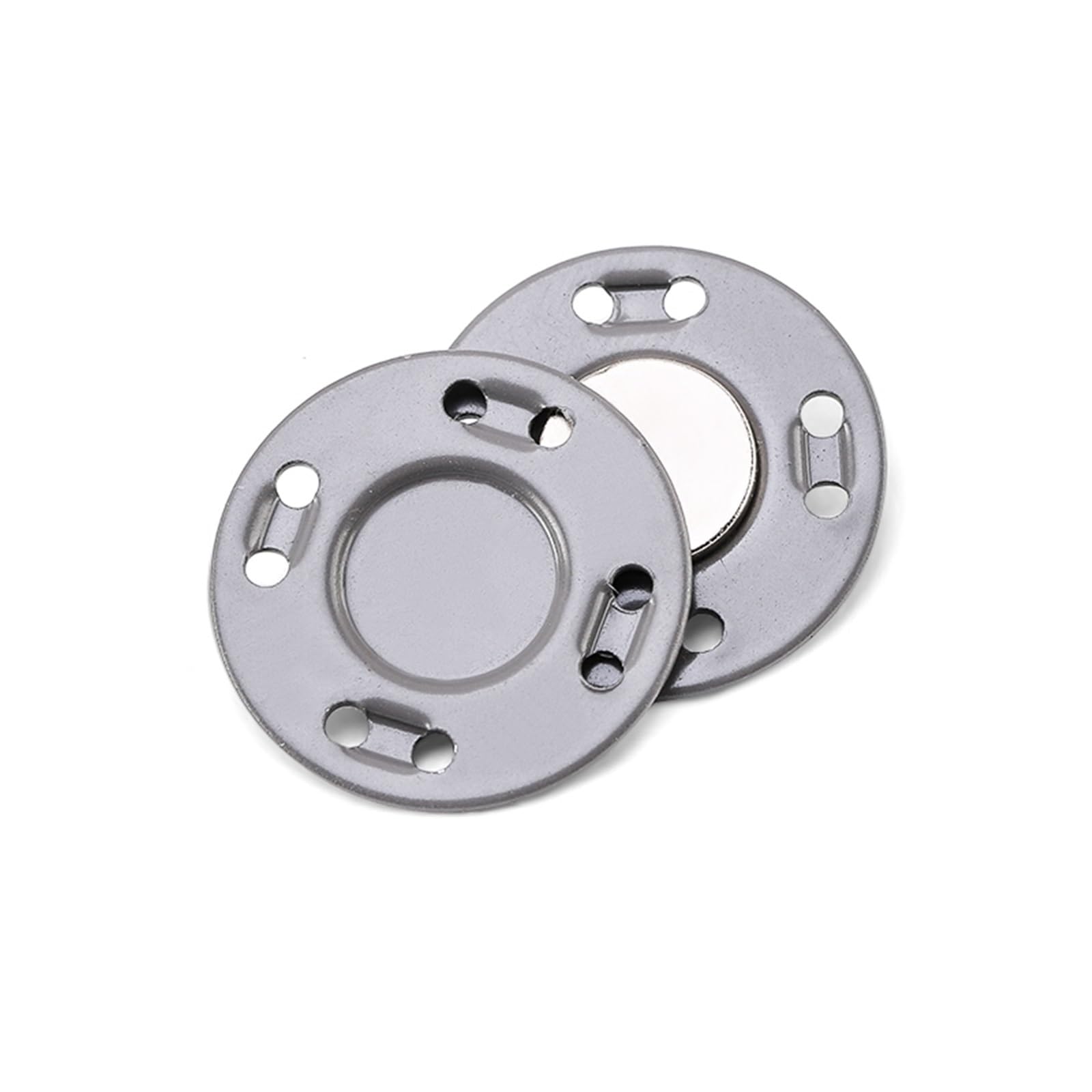 Njiezhao Color 4 Magnetic Press Studs 5 Pairs Sewing Metal Buttons Magnet Stone Colorful Automatic Magnetic Snap Invisible Coat Buckle Diy Craft(,21Mm 5 Pairs)