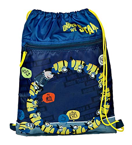 Undercover MNIO7240: Bolsa de Deporte Minions con Compartimento con Cremallera  Doble