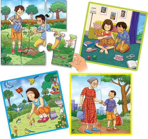 Image of Creative's Good Deeds Educational Puzzles Set for Kids Preschool Learning Toy Social Skills Problem Solving Early Development Screen Free Learning Activity Game for Children Age 3 Years and Above