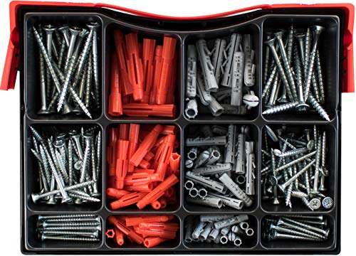 Makita HP1631KX3 Schlagbohrmaschine im Koffer, 710 W + 74tlg. Zubehör & TOX Dübel-Sortiment Monteur Multi 336 tlg, mit Allzweckdübel Tri 5x31 mm, 6x36 mm, 8x51 mm – Bild 7