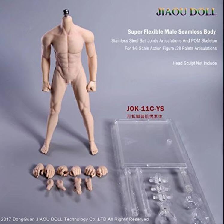 Amazon.co.jp: Neinei 1/6 男性 シームレス 素体 フィギュア ボディ 超