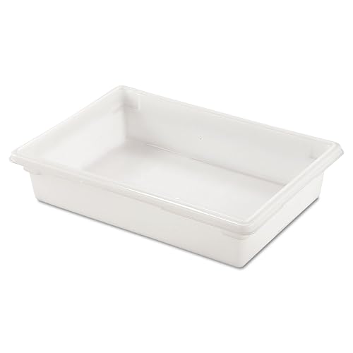 Miniatura 5 de Rubbermaid - Caja Tote para alimentos, producto comercial para restaurante, cocina y cafetería, 8.5 galones, blanco (FG350800WHT)