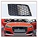 Body Kit Front Fog Lamp Frame Compatible For Audi A3 S3 RS3 2014 2015 2016 Front Bumper Botton Grille Car Accessories Tools(Right)