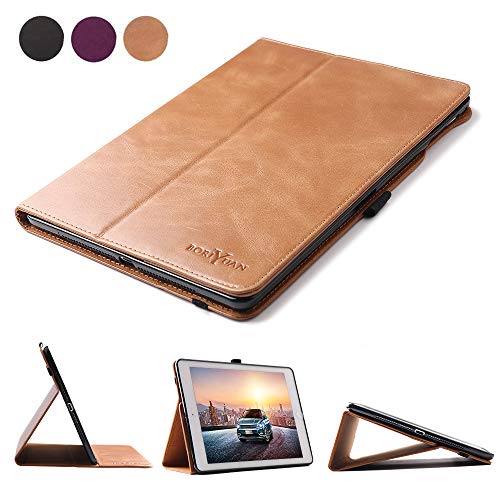 Boriyuan Leather Case for iPad 9.7 2018(6th Generation)/2017(5th Generation)/iPad Pro 9.7/iPad Air 2