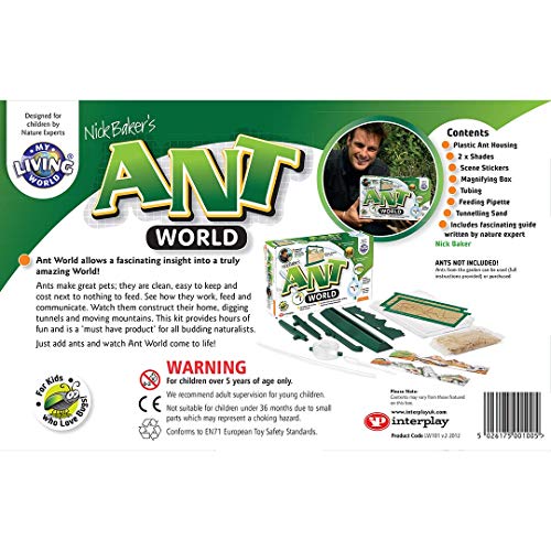 My Living World - Ant World | Discover The Amazing World Of Ants | Includes Easy To Use, Quality Equipment | With 9 Page Fact Filled Bug Guide | For Ages 5+