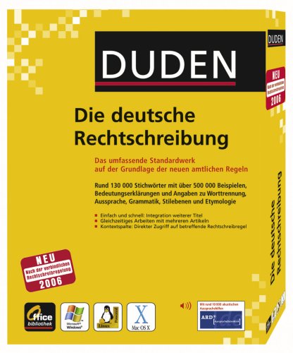Preisvergleich Produktbild Duden - Die deutsche Rechtschreibung 24. Auflage Office-Bibliothek für WIN / Mac OS X / Linux
