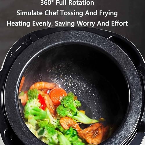 Multifunktionale Pfannenrührmaschine,um 360 ° drehbare Maschine zum gebratenen Reis in Trommelform,6-l-Küchenmaschine für den gewerblichen Gebrauch,Kochmaschine für Pfannenrührpfanne 6 Multifunktionale Pfannenrührmaschine,um 360 ° drehbare Maschine zum gebratenen Reis in Trommelform,6-l-Küchenmaschine für den gewerblichen Gebrauch,Kochmaschine für Pfannenrührpfanne