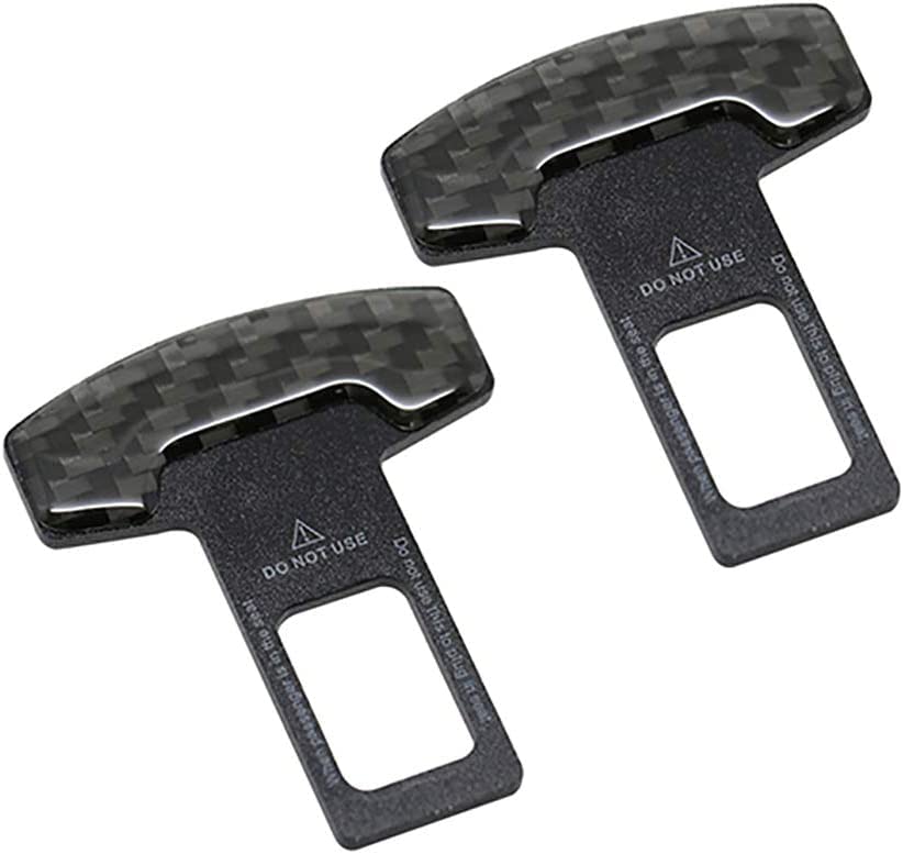 Collares Y Correas, Outdoors CHEELOM - Clips para cinturón de seguridad de coche, 2 unidades, universales para hebilla de cinturón de seguridad de coche, tapones de metal para cinturón...