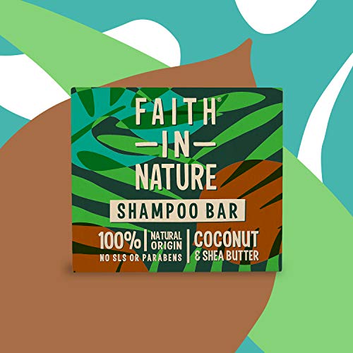Faith In Nature Natural Coconut & Shea Butter Shampoo Bar, Hydrating, Vegan & Cruelty Free, Paraben and SLS Free, for Normal to Dry Hair, 85g - Image 4
