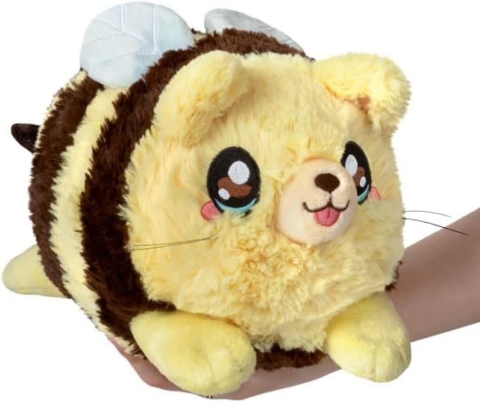 Squishable - Mini Cat Bee - SynthiSquish Collection - 11 in - Soft Toy Collectible Stuffed Animal