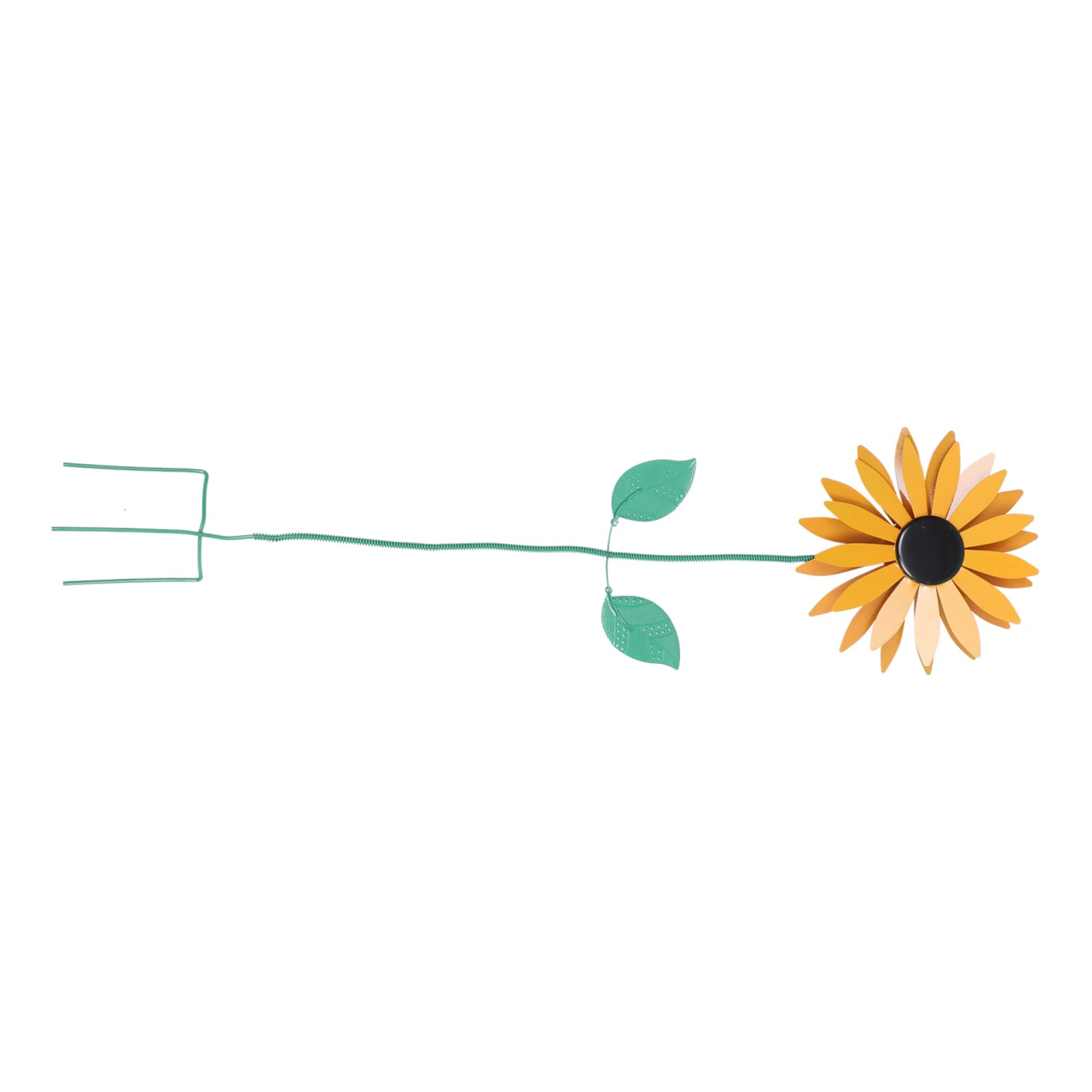 UKCOCO 1Pc Iron Sunflower Decor Windmill Outdoor Spinner for Charming Garden Ornament Fun Lawn Design for Garden