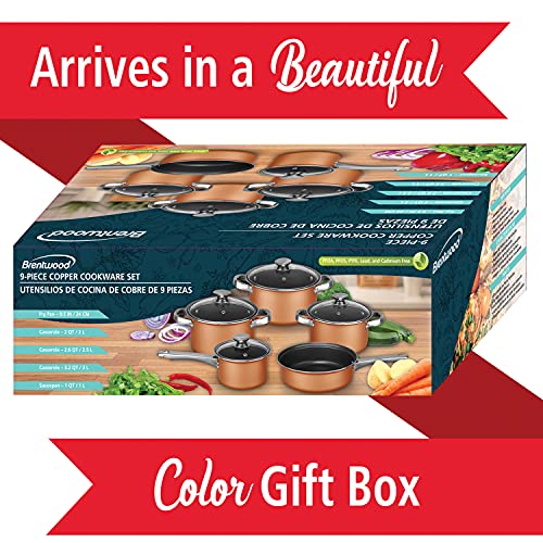 Brentwood Cookware Set Copper - Image 3