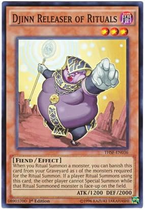 Amazon 遊戯王 英語版 Thsf En036 Djinn Releaser Of Rituals 儀式魔人リリーサー スーパーレア 1st Edition トレカ 通販