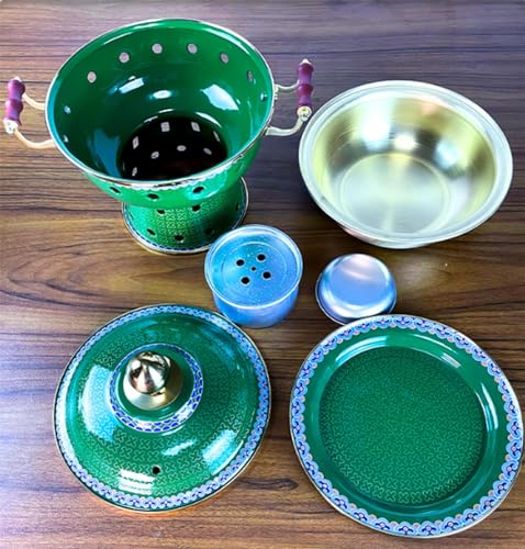 Olla Caliente de Cobre Cloisonné Tradicional Pequeña miniatura 4