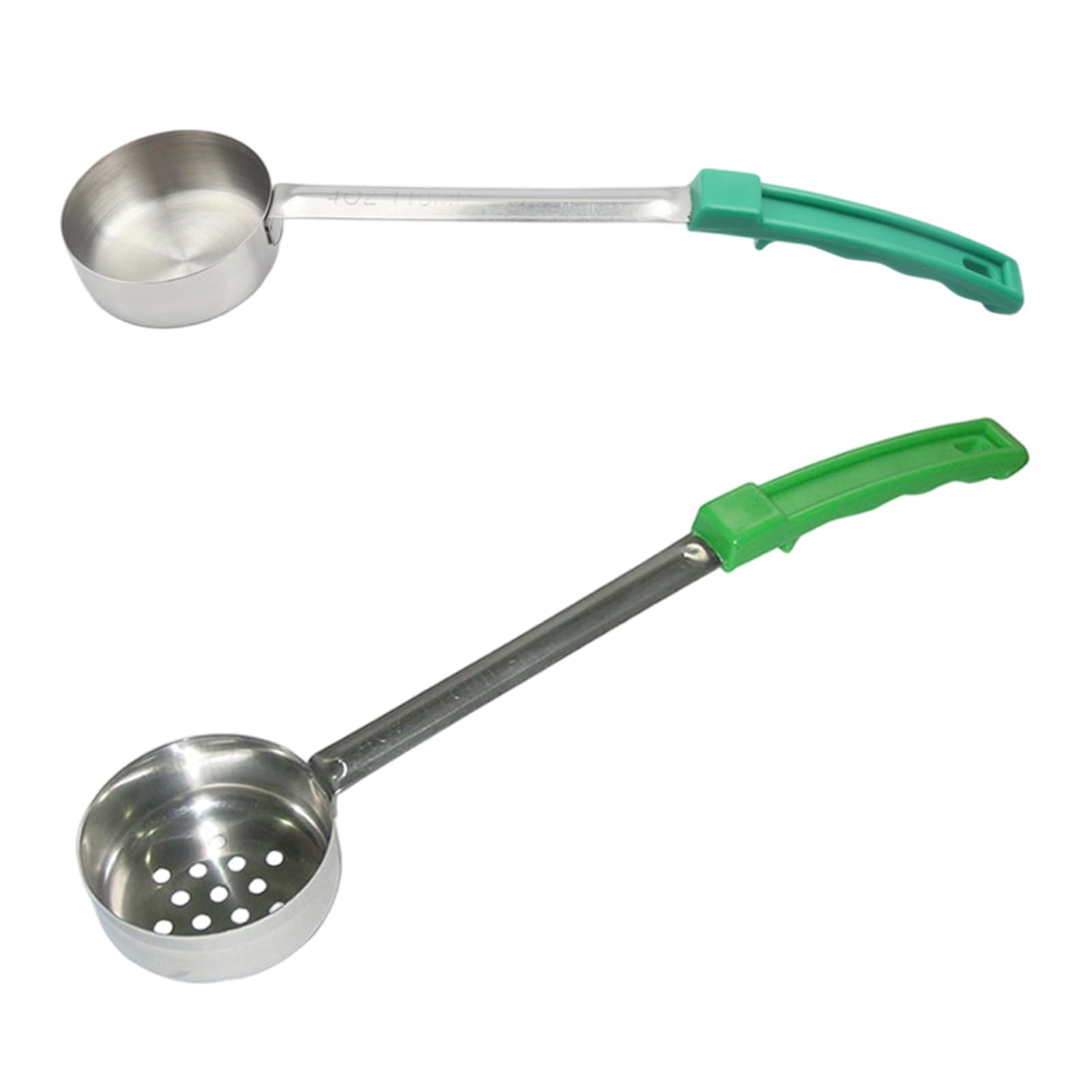 XuQiZZpp Pack of 2 Multipurpose Sauce and Soup Spoons with Rubber Handle Produced for Easy Handling and Applications