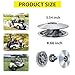 Orle Oko Golf Cart Secondary Driven Clutch Kit with Heavy Duty Spring for Yamaha Golf Cart G2 G8 G9 G11 G14 G16 G20 G21 G22 G28 1985-2007, Metal Surface Drive Clutch