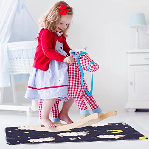 Paillasson mouton mignon lavable en machine pour entrée et couloir