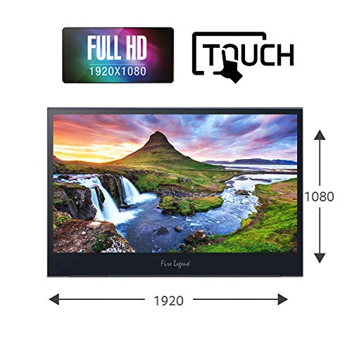 Image of AOPEN by Acer Portable Monitor 16PG7QT Pbmiuuzx 15.6-inch Full HD (1920 x 1080) IPS Touch Monitor, 144Hz Refresh Rate and Adaptive-Sync Technology (2 x USB Type-C, 1 x Mini HDMI Port & 1 x Micro USB)