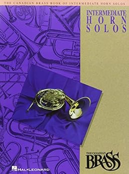 Paperback Intermediate Horn Solos Book Only Canadian Brass Book