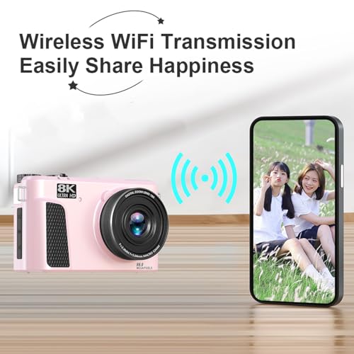 Cámara digital ciciglow 8K 88MP con pantalla 3 pulg y WiFi miniatura 2