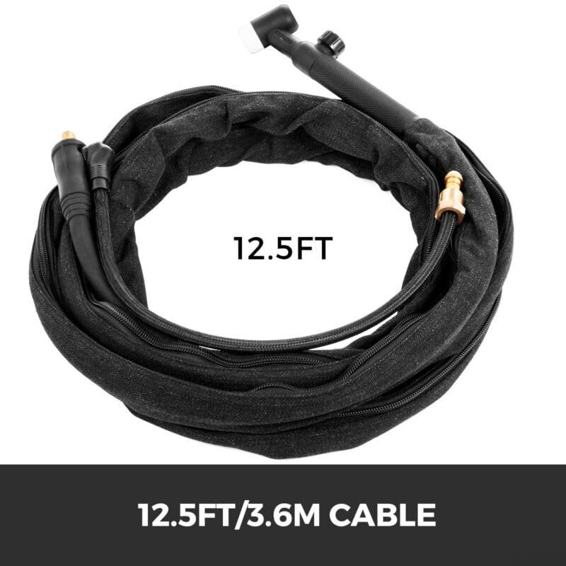 WP-17FV per bruciatore di saldatura TIG 150A testa flessibile valvola a gas per bruciatore tig WP-17FV 150A raffreddato ad aria con valvola flessibile per bruciatore TIG 150A per angoli WP-17FV per