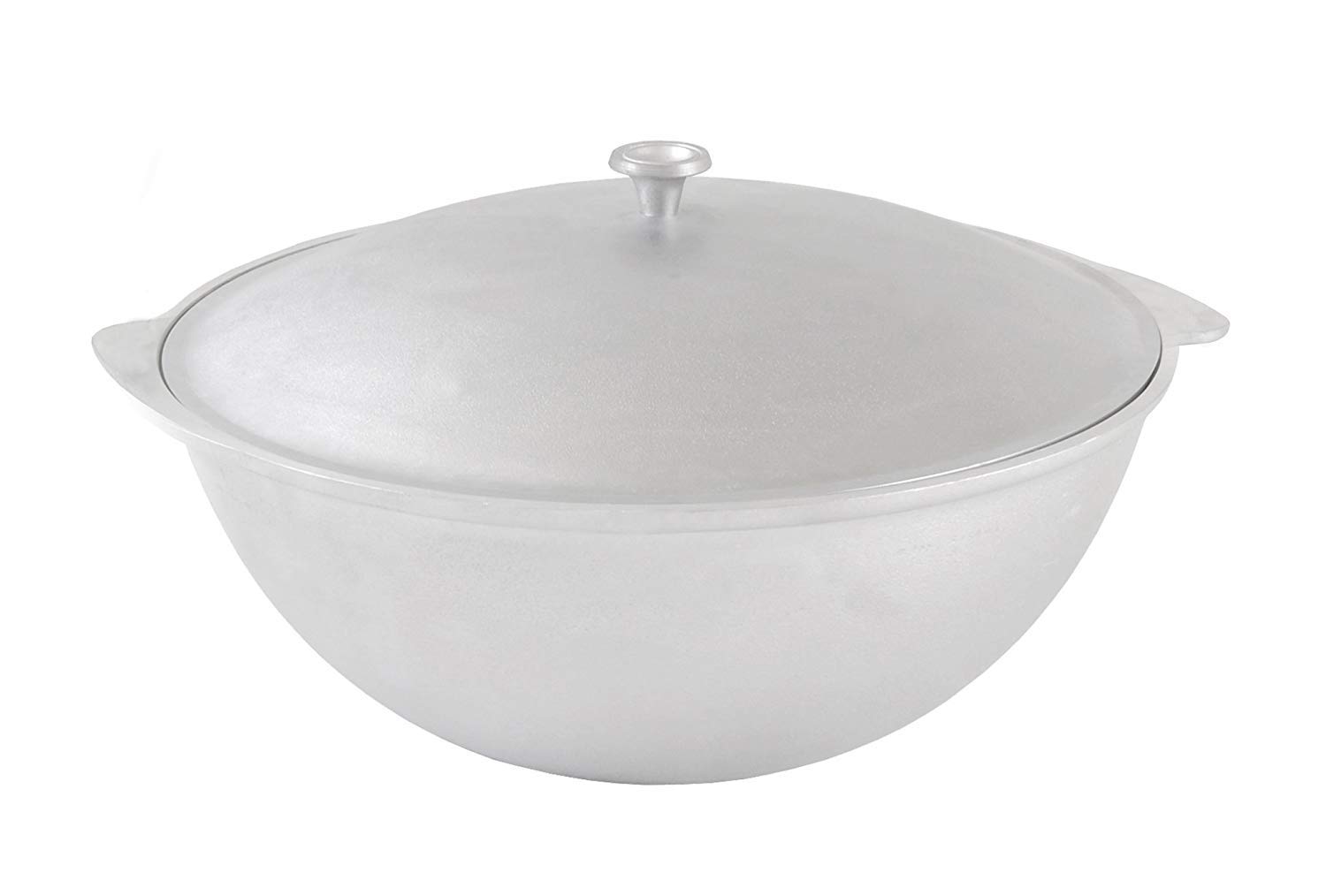 Kazan Asia pentola Tatar skij con coperchio Kasan Wok 9 L in alluminio pressofuso
