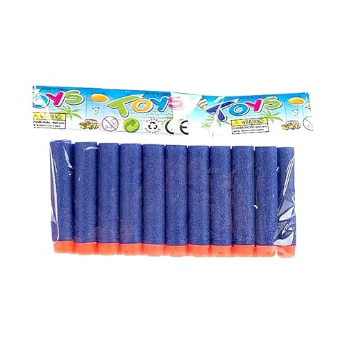 Kit de Dardos para Lançadores Nerf e Arminhas de Pressão 20 unidades Azul