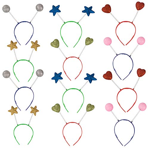 Funny party hats head boppers in assorted design- 12 piece party …