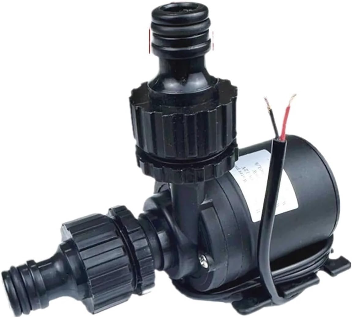 DC12V water pump head 5M 800L/H solar brushless motor water circulation 24V water pump ultra-quiet fountain submersible(10 meters Water pipe)