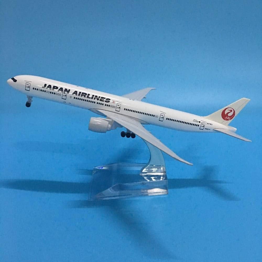 JAPAN AIRLINES 航空機モデル ホワイト QIDS Adult 20 Cm Plane Model Airplane Japan Airlines B777 Diecast