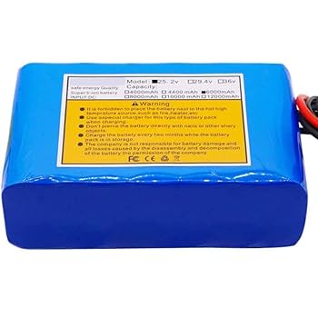 Amazon.co.jp: リチウムイオンバッテリーパック 24V 6Ah 6S2P