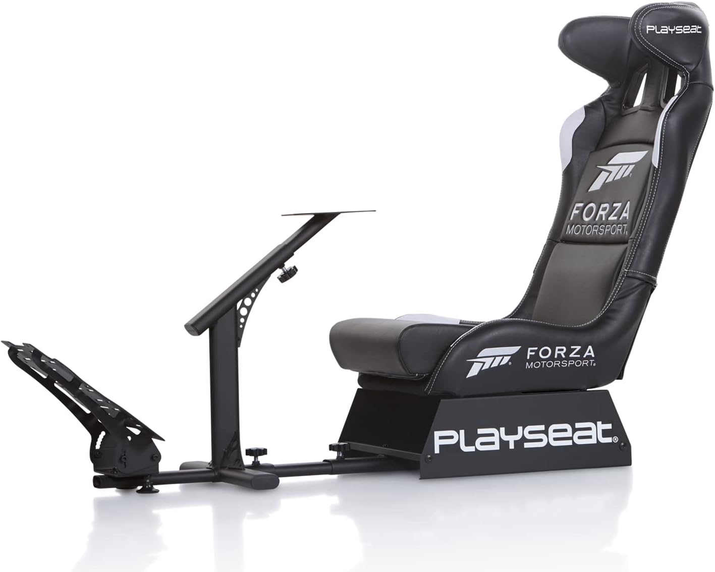 Playseat Evolution Pro Sim Racing Cockpit | Comfortable Racing Simulator Cockpit | Adjustable | Compatible with All Steering Wheels & Pedals on The Market | Supports PC & Console | Forza Motorsport
