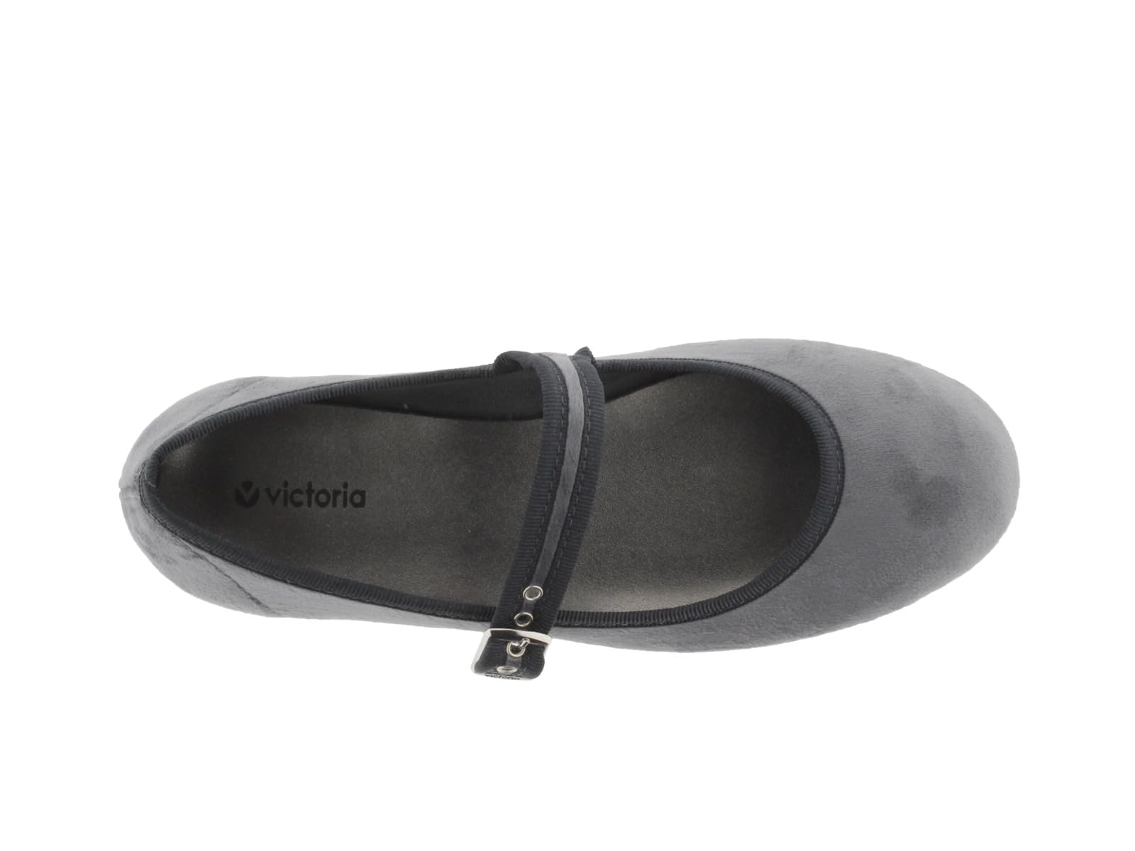 victoria Bailarinas Oda Terciopelo & Ribete Al Tono & Hebilla 104913 para Niñas