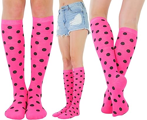 Image of ToBeInStyle Women's Pack of 6 or 12 Knee High Socks