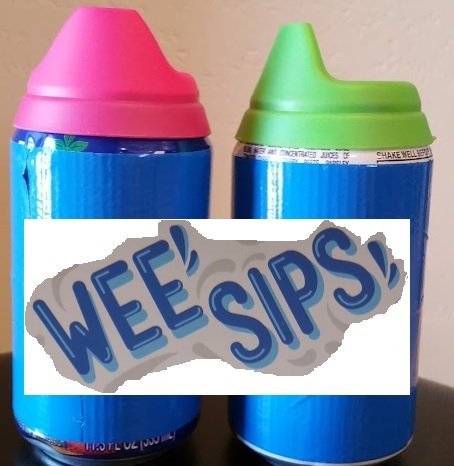 Wee Sips Disposable Sippy Lids for 12oz Cans