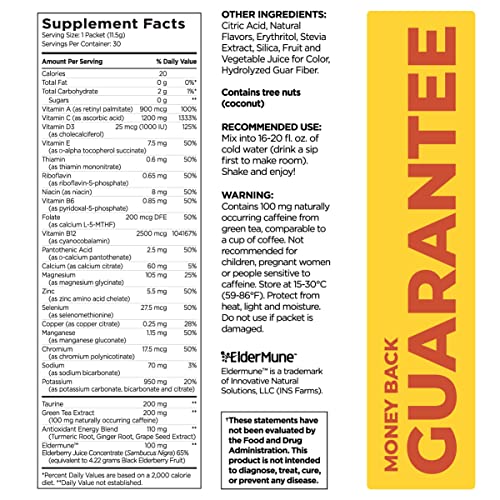 Image of Pureboost Sugar-Free Immune Clean Energy Booster Drink Mix, Tropical 30ct