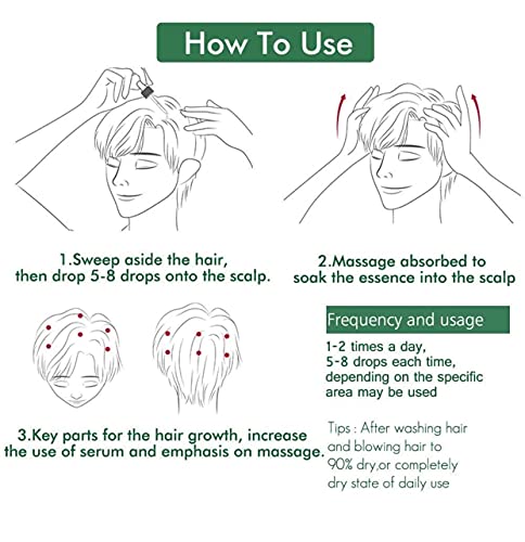 7 Day Ginger Germinal Serum Essence Oil Loss Treatment Growth Hair,Ginger Germinal Oil, Ginger Hair Growth Serum, Ginger Essential Oil (1 Pack) #TOP5