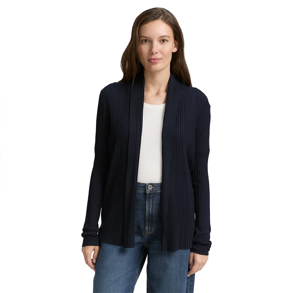 TOM TAILOR 1047688 Cárdigan de Punto Mujer