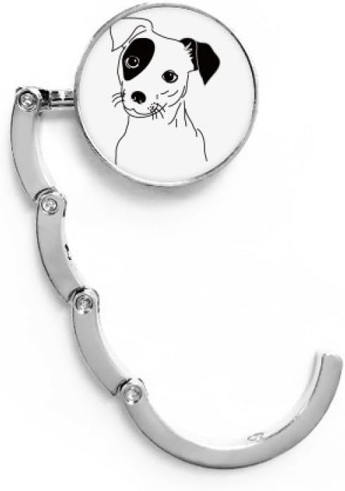 DIYthinker Cartoon Dog Black Illustration Pattern Table Hook Decorative Clasp Extension Foldable Hanger