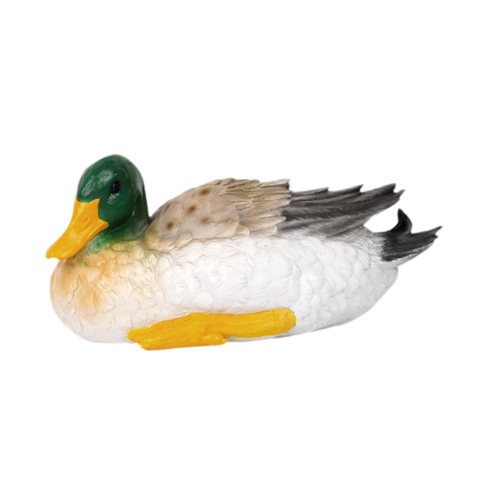 Figurine de Canard Décorative pour Jardin en Résine Sculpture Droite